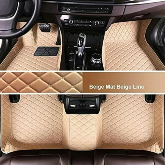 For 2007-2026 Honda CRV CR-V Car Floor Mats Liners Set Leather All Surround