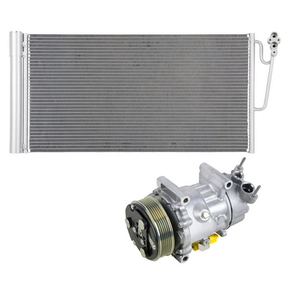 For 2007 Mini Cooper Hatchback OEM AC Compressor w/ A/C Condenser & Drier - BuyAutoParts
