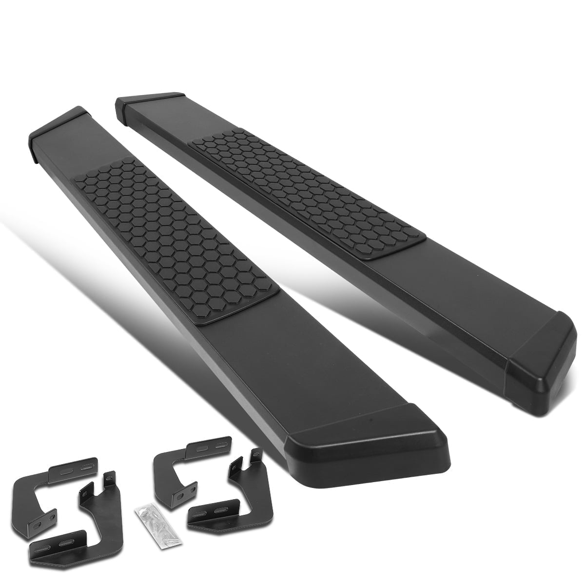 DNA Motoring For 2007-2017 Toyota Tundra Standard Cab 5" Black Coated Step Nerf Bar Running Boards