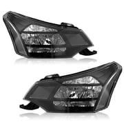 For 2008 2009 2010 2011 Ford Focus S|SE|SES|SEL Headlights Headlamps Assembly Left+Right