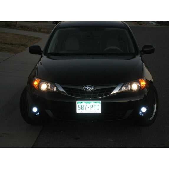 For 2008 2009 2010 2011 Subaru Impreza Blue LED Fog Lamps Driving Lights Kit