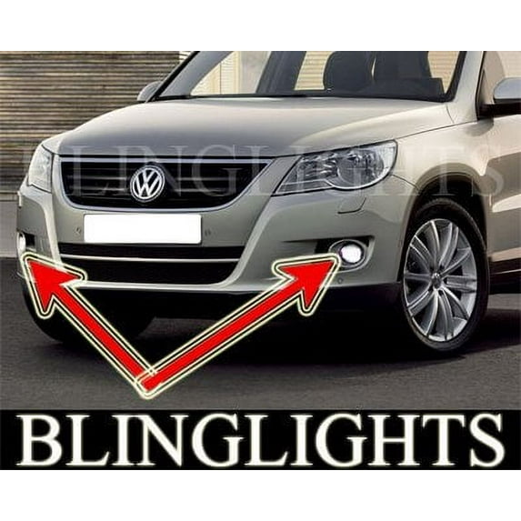 For 2008 2009 2010 2011 VW Tiguan Fog Lights Lamps Volkswagen