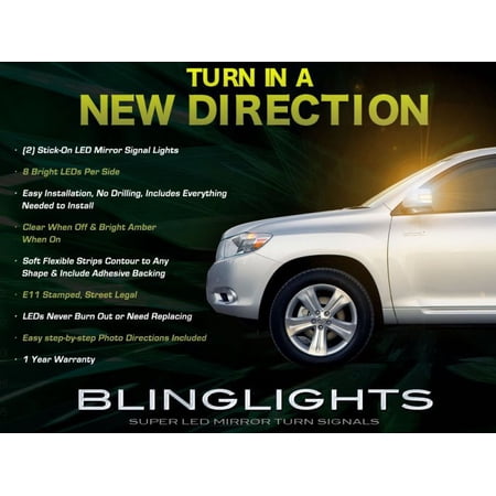For 2008 2009 2010 Toyota Highlander LED Mirror Turnsignal Lights