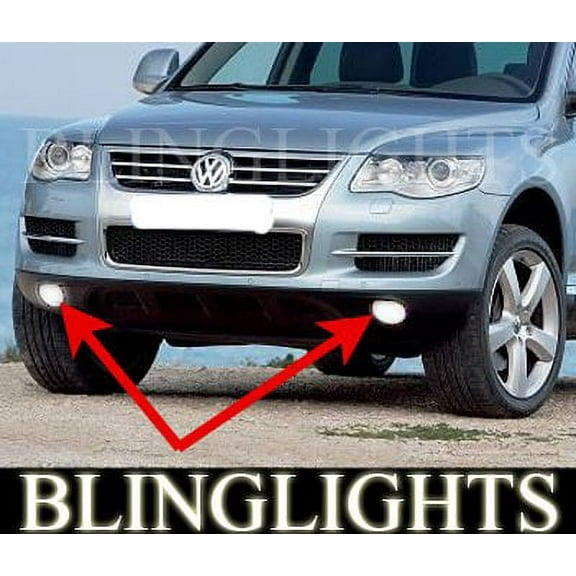 For 2008 2009 2010 Volkswagen VW Touareg Xenon Fog Lamps Driving Lights Foglamps Foglights Kit