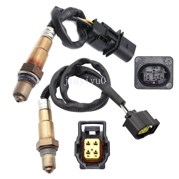 For 2008 2009-2015 for Smart Fortwo 1.0L L3 2pcs Oxygen O2 Sensor o2 1&2 Upper+Lower