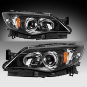 For 2008-2011 Subaru Impreza WRX Sport Factory Halogen Pair Headlights Assembly
