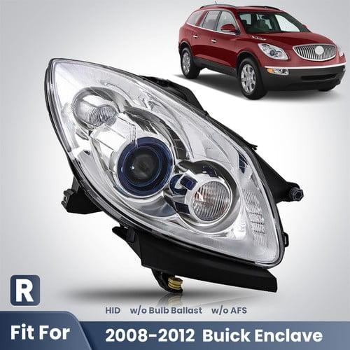 For 2008-2012 Buick Enclave HID/Xenon Headlight w/o AFS Passenger Side 5 Pins
