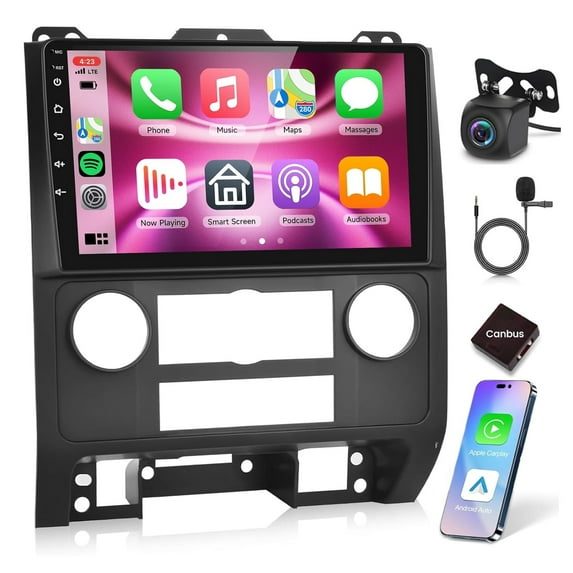 For 2008-2012 Ford Escape Mazda Tribute 3G+32G Android 13 Car Stereo Carplay 9 Inch Radio GPS WiFi Bluetooth Backup Camera
