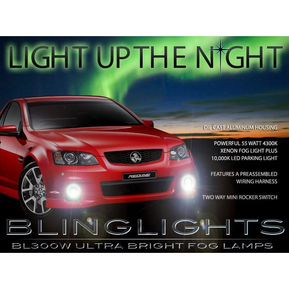 For 2008-2012 Holden VE Commodore Xenon Foglamps Drivinglights