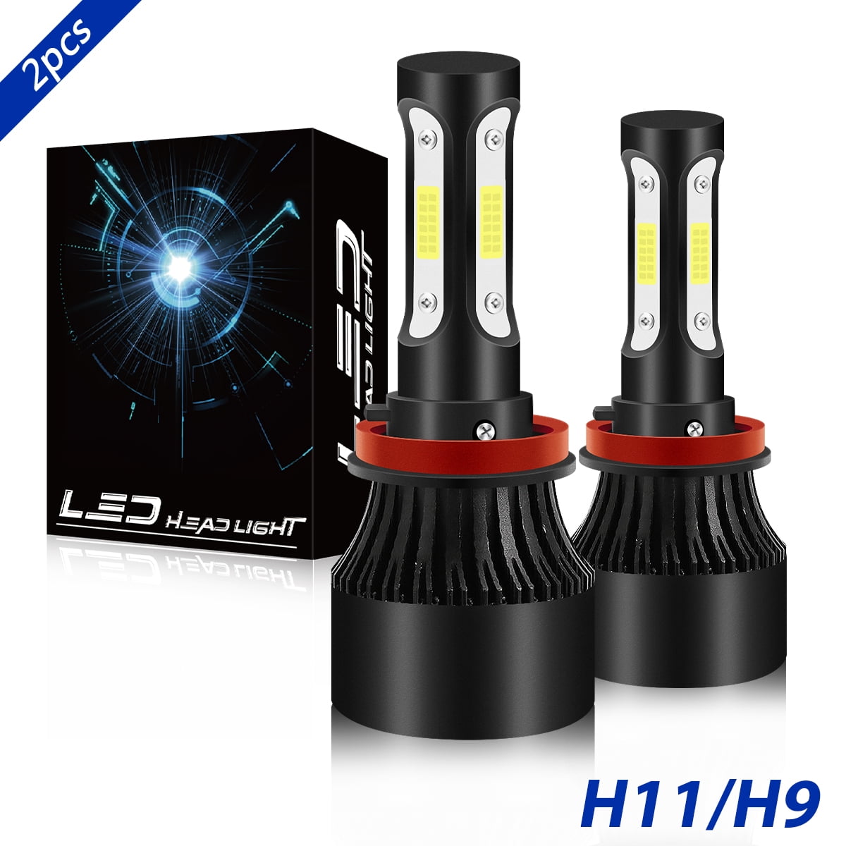 For 2008-2012 Toyota Avalon Low Beam LED Headlight Bulbs 6000K White Replacement halogen