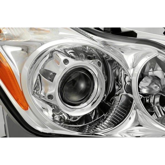 For 2008-2015 Infiniti G37/Q60 Coupe Factory Style Chrome Headlights Pair