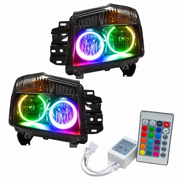 For 2008-2015 Nissan Titan SMD Headlights Oracle