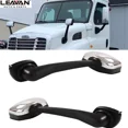 thumbnail image 2 of Chrome Hood Mirrors For 2008-2016 Freightliner Cascadia - Pair (LH & RH) 2 of 6