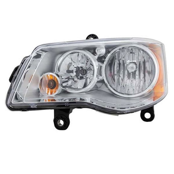 For 2008-2016 Town & Country Front Left Headlight Amber & Clear Plastic Q