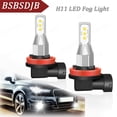 thumbnail image 1 of For 2008-2017 Freightliner Cascadia Truck H11 LED Fog Light Bulbs 6000K White, 1 of 10