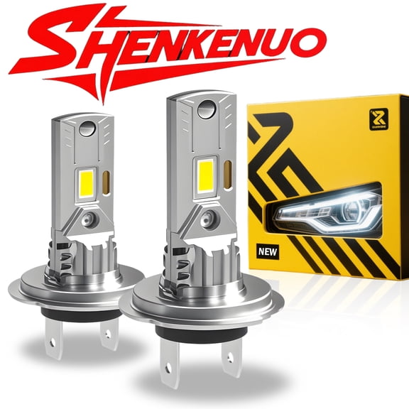 For 2008-2017 Mercedes-Benz C300 - H7 LED Headlight High/Low Beam Bulbs Upgrade Kit 6000K White 2pcs