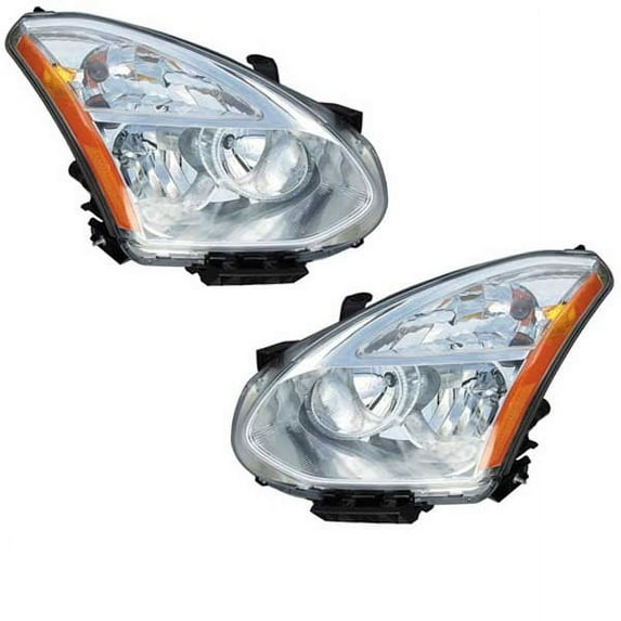 For 2008 Rogue S/SL Headlight Headlamp Halogen Front Head Light w/Bulb PAIR SET