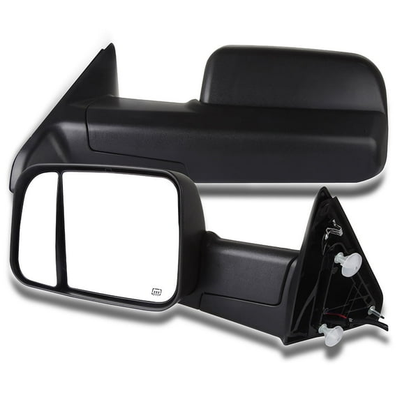 For 2009-12 Dodge Ram 1500 Truck Side View Mirrors Power Heated Towing Pair Set