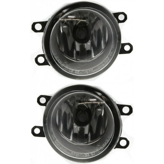 For 2009 2010 2011 2012 2013 Toyota Corolla Fog Light Driver and Passenger Side Pair w/Bulbs CAPA Certified For TO2592123