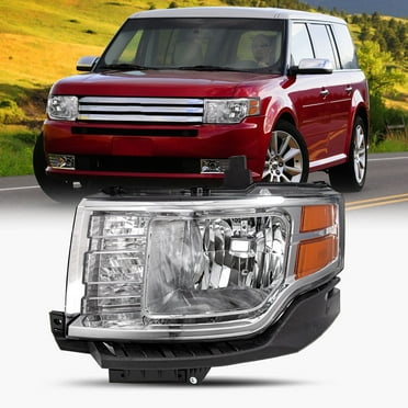 For 2009 2010 2011 2012 Ford Flex Halogen Headlights Headlamp Left Driver Side