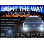 For 2009 2010 2011 Honda Civic Fog Lamps Driving Light Kit Coupe Sedan DX LX EX Si Hybrid GX