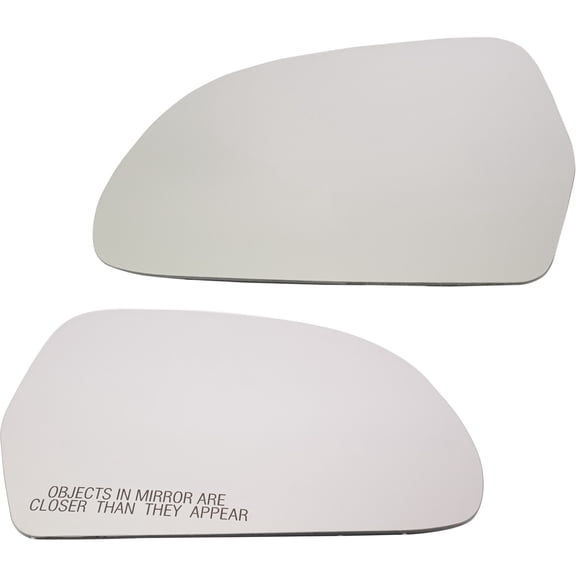 For 2009-2011 A6 Mirror Glass Glass SET PAIR