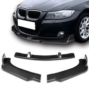 For 2009-2011 BMW E90 Sedan 3-Series Carbon Look Front Bumper Body Kit Lip 3pcs