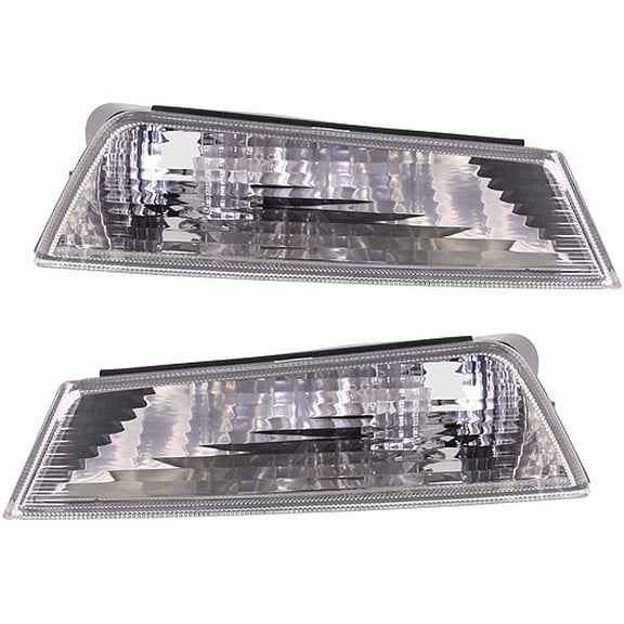 For 2009-2011 TL Turn Signal Light Front Clear Plastic SET PAIR
