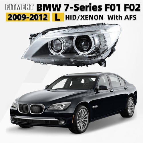 For 2009-2012 BMW 7 Series F01 F02 Xenon HID AFS Headlight 740i 750i Left Side