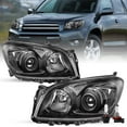 thumbnail image 1 of For 2009-2012 Toyota RAV4 RAV-4 Black Headlights Clear Corner Headlamps LH&RH, 1 of 6