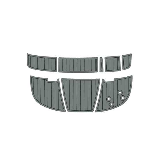 For 2009-2014 Bayliner 185 Flight EVA Foam Marine Decking, Non-SlipYacht Flooring Mat, 6mm Thick, Durable and Easy to Clean Boat Pad