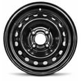 thumbnail image 1 of For 2009-2014 Nissan Cube 15 Inch Painted Black Rim - OE Direct Replacement - Road Ready Car Wheel, 1 of 15