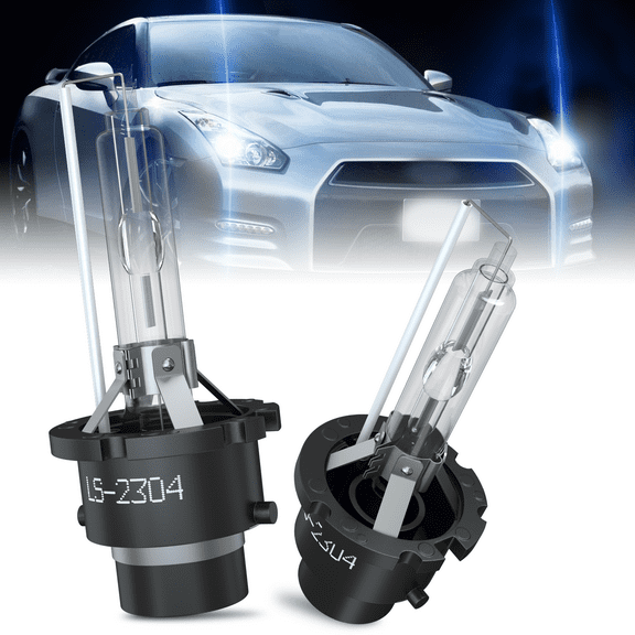 For 2009-2014 Nissan GT-R Low Beam Xenon Headlights Bulb D2S HID Lamp 6000K White