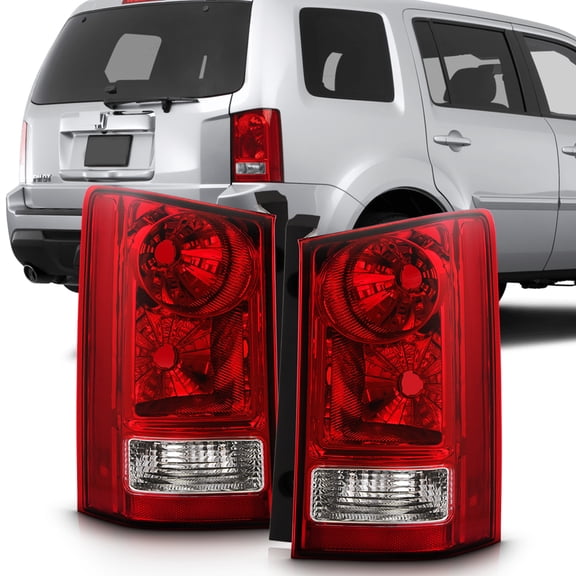 For 2009-2015 Honda Pilot Factory OE Style Tail Lights Brake Lamps Left+Right