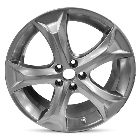 For 2009-2016 Toyota Outlander 20 Inch Hyper Silver Rim - OE Direct Replacement - Road Ready Car Wheel