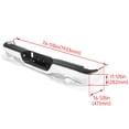 thumbnail image 1 of For 2009-2018 Dodge Ram 1500 Chrome Rear Step Bumper W/O Sensor W/ Dual Exhaust, 1 of 4