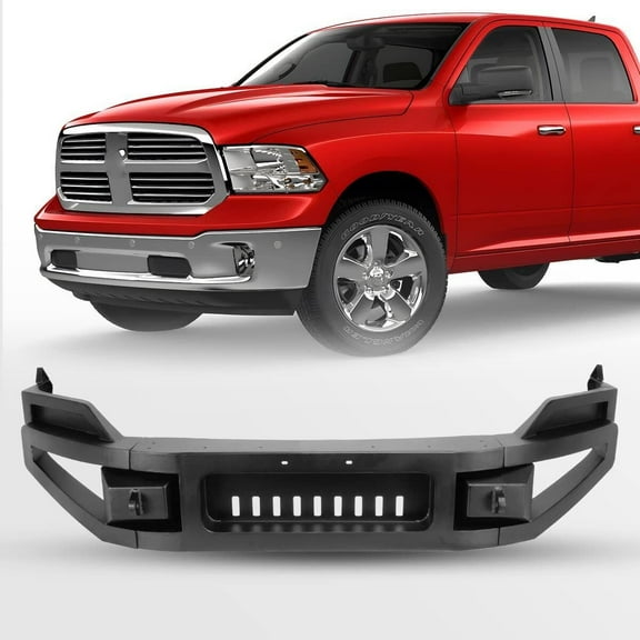 For 2009-2018 Dodge Ram 1500 Front Bumper Step Heavy Duty Coated Textured Steel