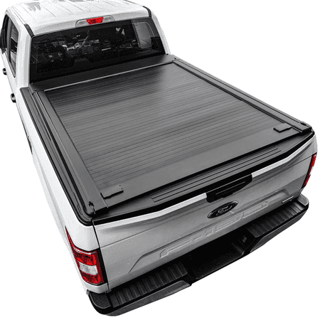 Syneticusa MR Series Retractable T-Slot Rails Hard Truck Bed Cover for 2009-2026 Ford F150 6.5ft Bed
