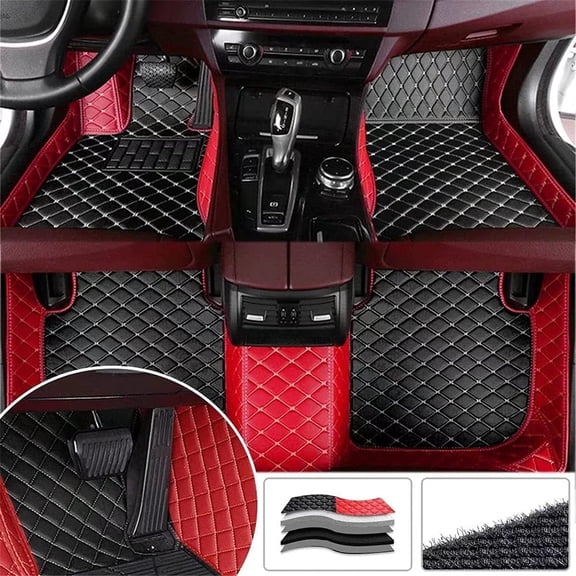 For 2009-2025 Toyota RAV4 Car Floor Mats Liners Set Microfiber Leather All Surround Custom