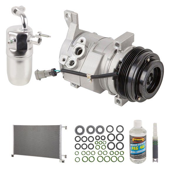 For 2009 Hummer H2 Alpha A/C Kit w/ AC Compressor Condenser & Drier - BuyAutoParts