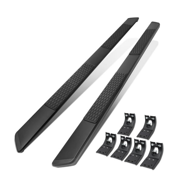 DNA Motoring 6" Black Side Step Nerf Bars Running Boards for 2010-2022 Dodge Ram 2500 3500 Crew Cab