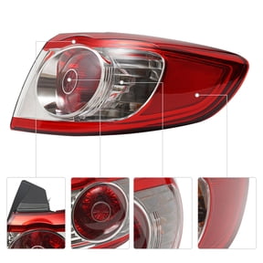 For 2010 2011 2012 Hyundai Santa Fe Right Passenger Side Tail Light Halogen Rear Lamp Assembly Red Lens
