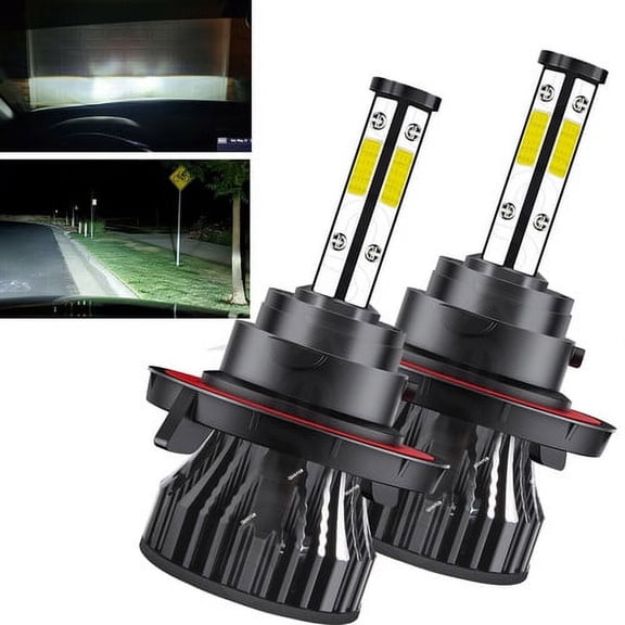 For 2010 2011 Dodge Nitro LED Headlights High Low Beam Light 6000K Bulbs