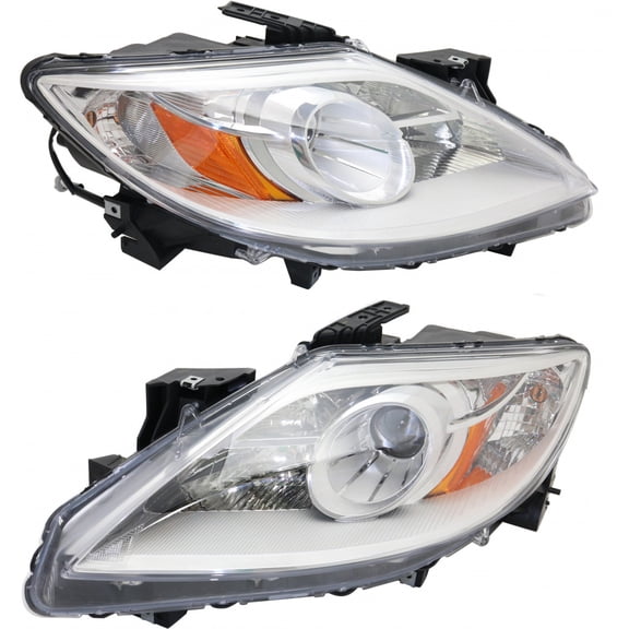 For 2010-2012 Mazda CX-9 Headlight Driver and Passenger Side CAPA Certified MA2518145 MA2519145-Replaces TE69-51-0L0C, TE69-51-0K0C