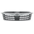 thumbnail image 1 of For 2010-2012 Outback Front Center Grills Silver Shell, Gray Insert Plastic Q, 1 of 5