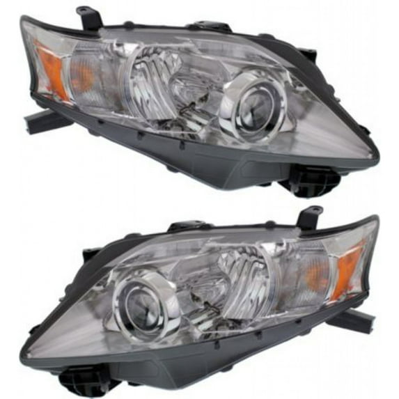 For 2010-2013 Lexus RX350 Headlight Driver and Passenger Side HID | Bulbs Included | DOT Certified | LX2502148 LX2503148 | 81150-0E061, 81110-0E061