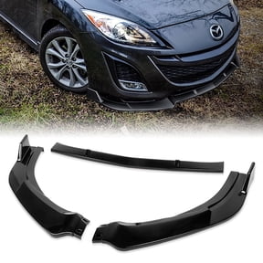 For 2010-2013 Mazda 3 MS-Style Painted Black Front Bumper Body Kit Spoiler Lip