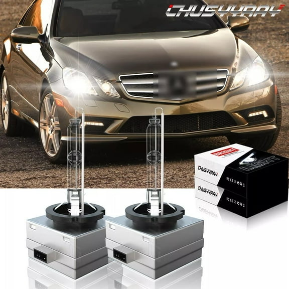 For 2010-2013 Mercedes Benz E350 E550 E63 HID Xenon Headlight Bulbs D1S 6000K White 2Pcs