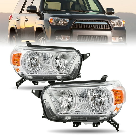 For 2010-2013 Toyota 4Runner Assembly Headlights LH+RH Set