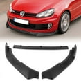 thumbnail image 1 of For 2010-2013 Volkswagen Golf MK6 GTI Matt Black Front Bumper Body Spoiler Lip, 1 of 5